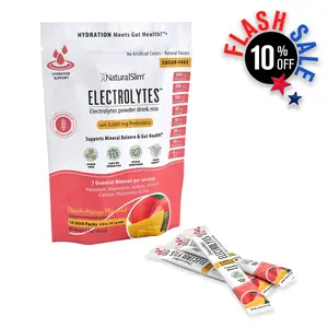 NaturalSlim Electrolytes™ Peach-Mango Supplement Drink Mix Edible Dietary Fitness