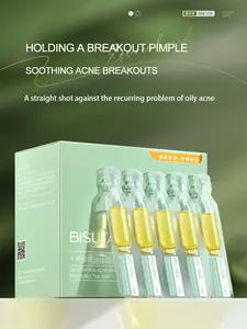 Salicylic Acid Acne Treatment Serum Ampoules 1.9ml × 30 PCS – Oil Control & Pore Refining Spot Essence – Anti Acne Breakout Skin Care – Soothing Exfoliating Liquid Ampoule for Clear Skin