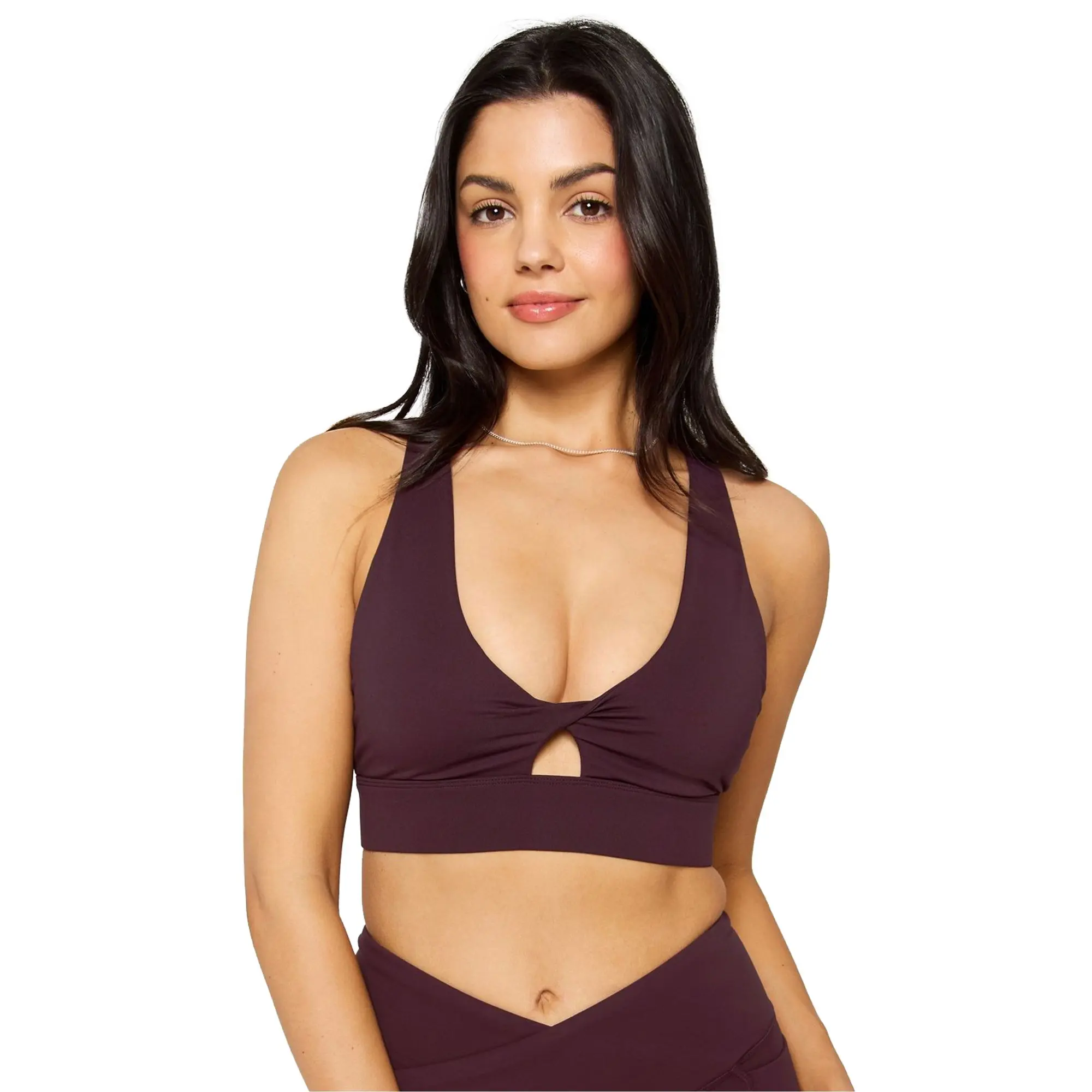 Fabletics Women's Oasis Twist Medium Impact Sports Bra