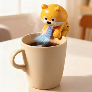 Cute Dog Air Blower Toy, Desktop Mini Cooling Fan