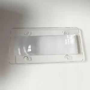 US License Plate Frame US License Plate Cover Plastic Transparent License Plate Cover