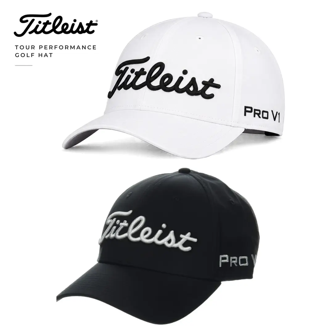 Titleist Tour Performance Prior Generation Golf Hat, Lightweight Stretch Sports Cap for Men & Women, Structured Front Panel with Curved Bill, 50+ UPF Sun Protection for Golfing, Driving Range, Outdoor Sports, Training, Travel & Everyday Wear