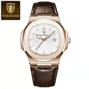 Men's 2026 Ultra-Thin Fashion Quartz Watch - Swiss Movement, 30m Waterproof, Luminous, Daily Wear, Birthday Gift for Husband, Watches