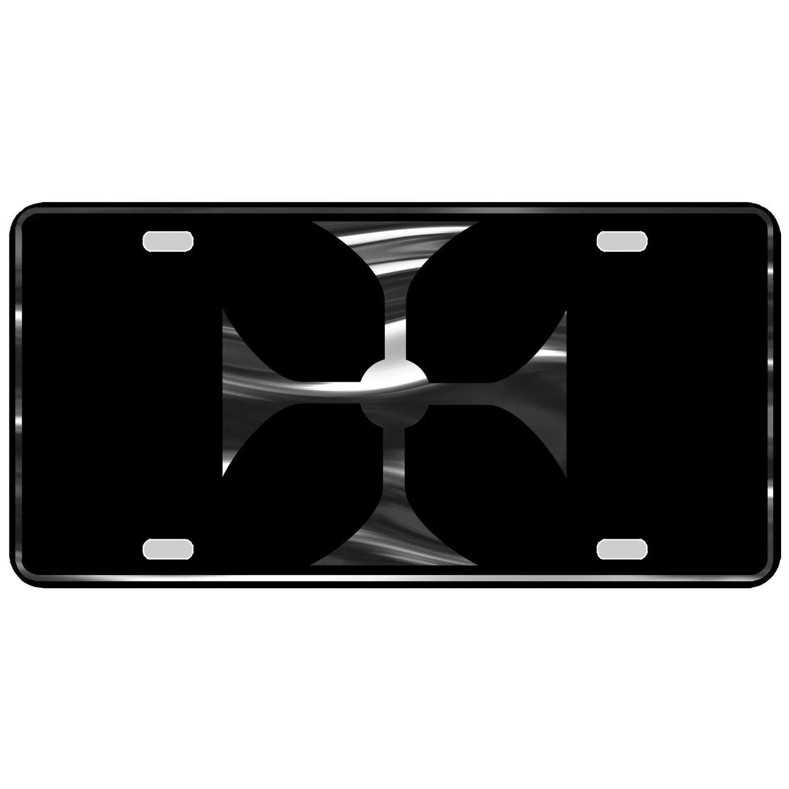 CustoMonsterDesigns Christian Cross Religious Heavy Duty Aluminum License Plate S61