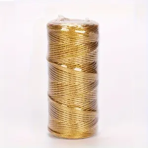 328 Feet Decorative Cord, 1.5mm Metal Decoration Rope for Gift Wrapping, DIY Crafts & Wedding Decorations, Gift For Friends, Gift Wrapping Supplies