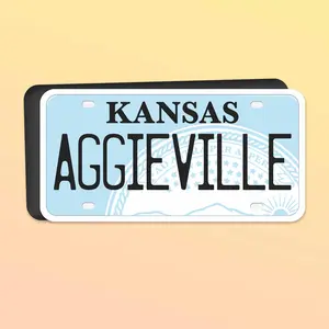 Aggieville Kansas Car Magnet - Flexible KS Fridge Magnet