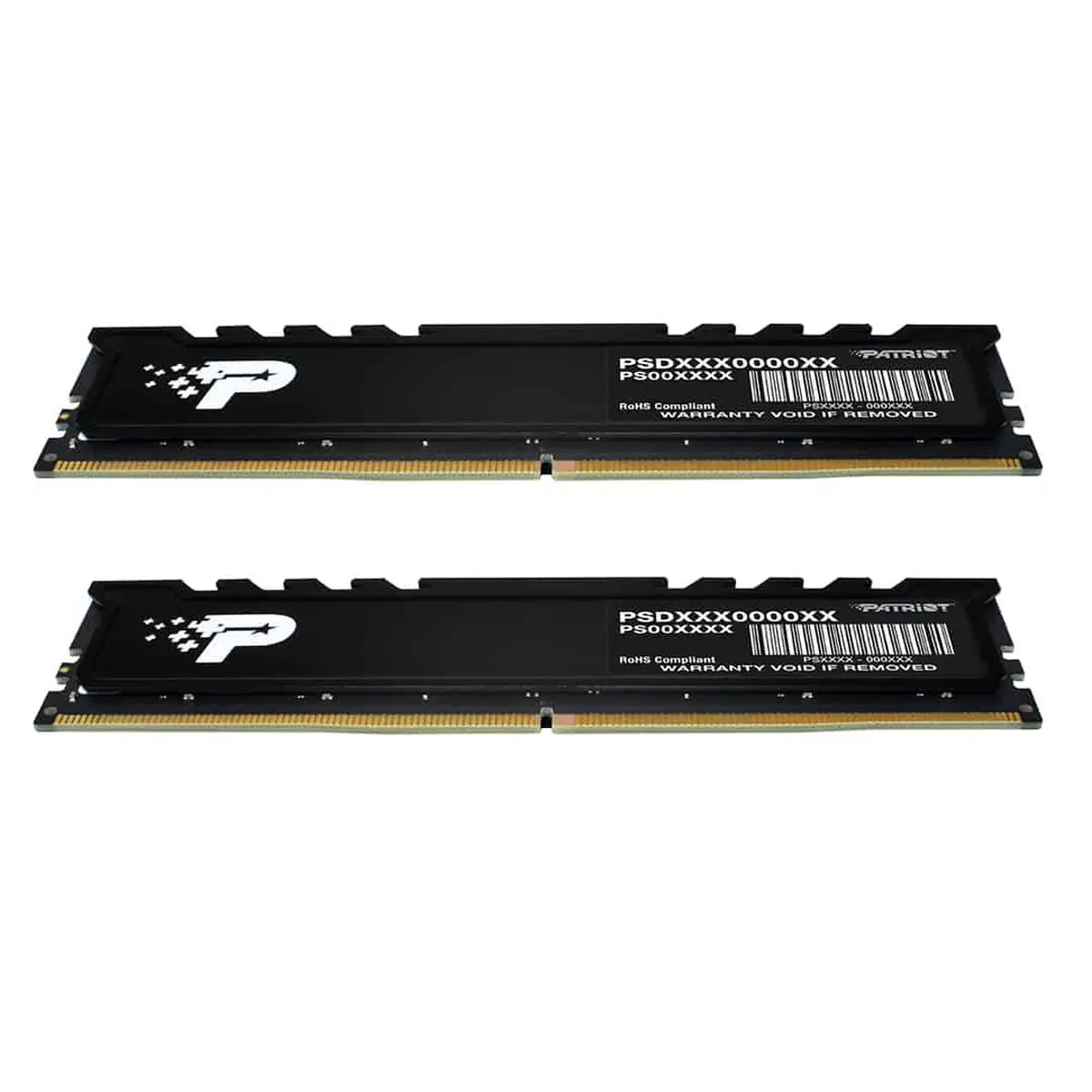 Patriot Signature Premium Series DDR5 32GB (2x16GB) 4800MHz CL40 UDIMM Desktop Memory Kit with Heatshield