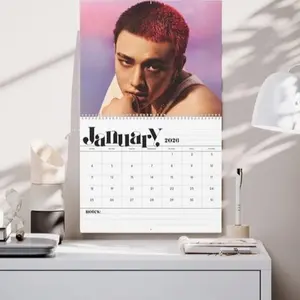 Hyunjin Kpop 2026 Wall Calendar - 12 Month Calendar w/ Member Birthdays, Kpop Fan Gift, Kpop Merch, SKZ Calendar, STAY Gift