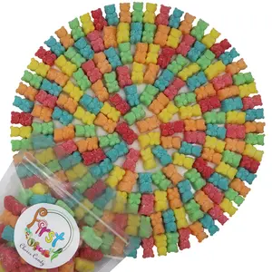 SOUR ASSORTED NEON GUMMY BEAR 2LB BAG