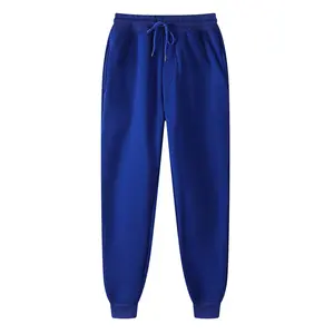 19 Colors Men Women Fleece Sweatpants Elastic Waist Plain Joggers Pencil Long Pants Wholesale