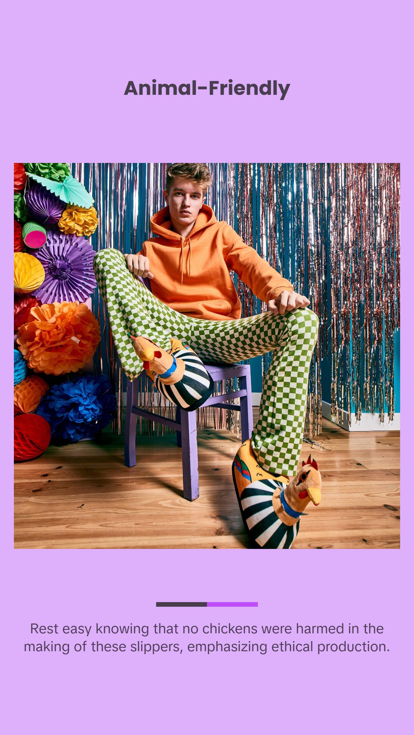 Coddies® Punk Chicken Slippers