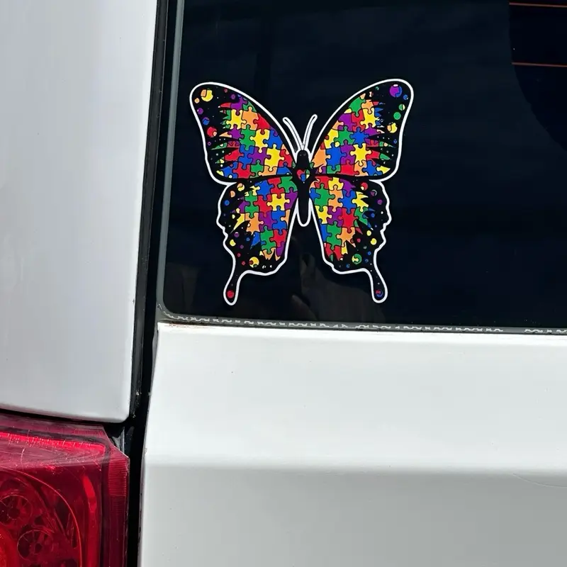 Car decal autism awareness