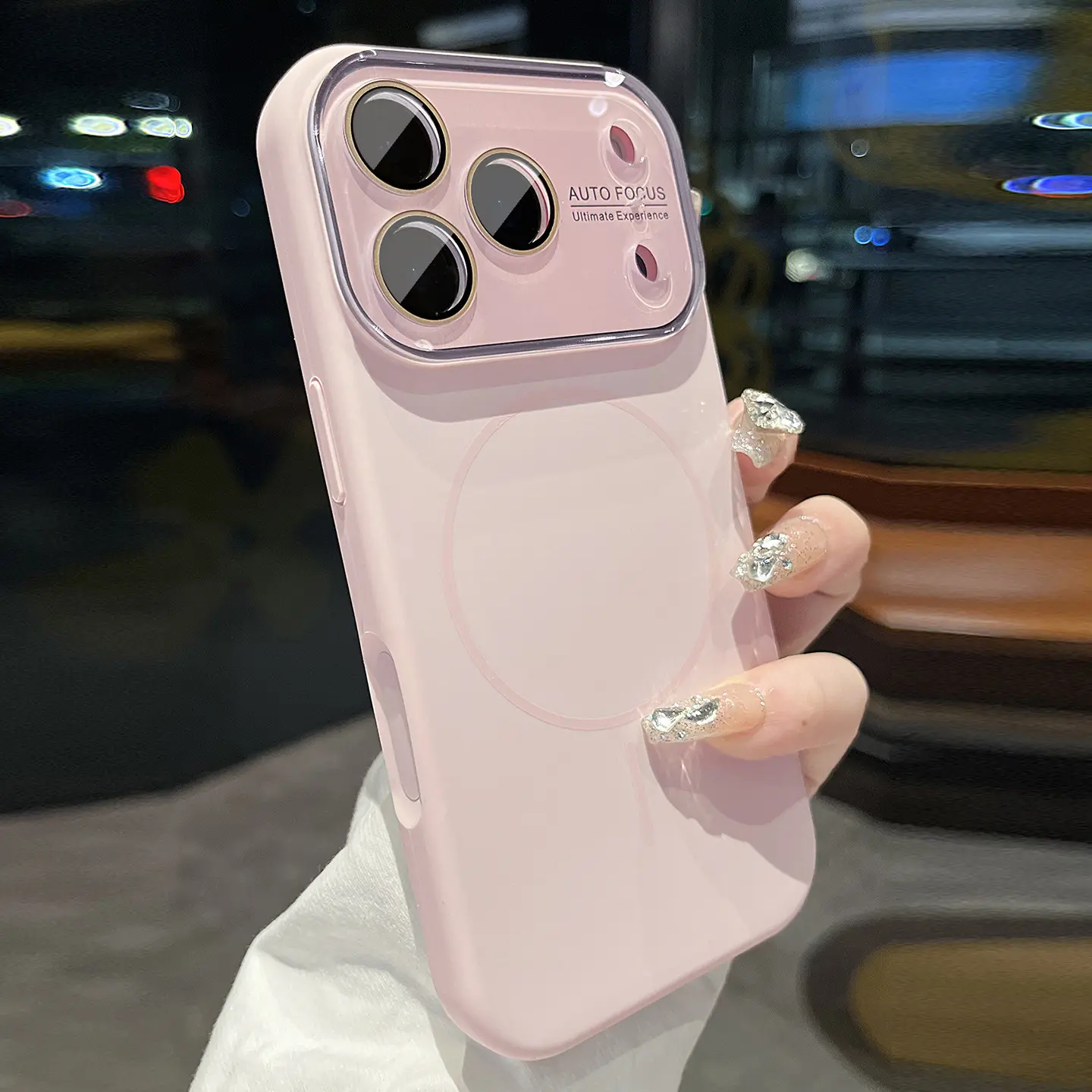 Luxury Liquid Silicone, Matte Frosted,Shockproof, Camera Lens Protection, Compatible with MagSafe for iPhone 17/16/15/14/13 Pro Max Cover HL