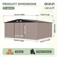 12'x14' Brown/3 Packages Shipping