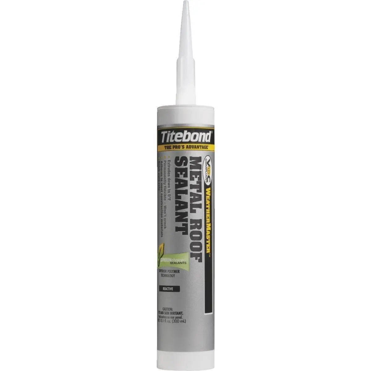 Titebond Polymer Metal Roof Sealant (Franklin International 61121) 12-Tube Pack, Black 10.1 oz, ASTM Compliant, 60 Min Dry, Outdoor Waterproof, Multi-Surface for Metal Roofs, Galvanized Steel, Automotive Paint Care