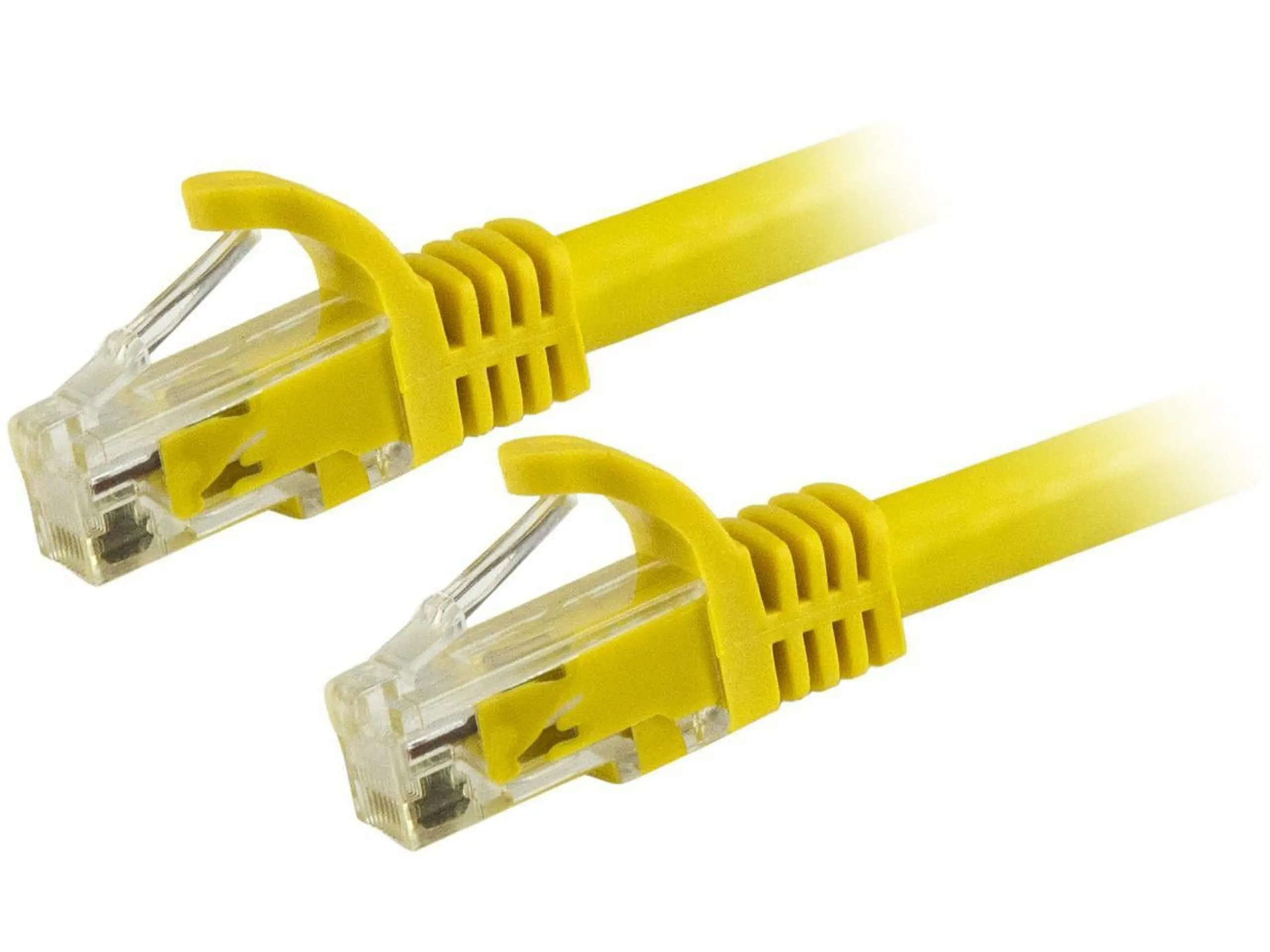 StarTech N6PATCH30YL 30 ft Yellow Cat6 Ethernet Patch Cable - Snagless RJ45 Connectors, for Home Network Use, Rj45 Connector