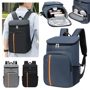 Isothermal Cooler Backpack, Waterproof Thermal Bag, Large Picnic Bag, Lunch Backpack, Thermal Cooler Backpack for Beach Picnics Camping Hiking, Insulated Waterproof