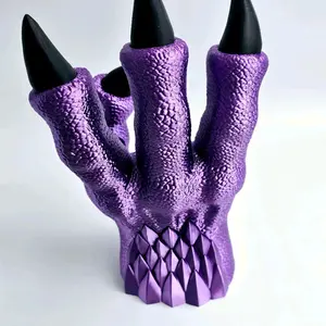 Fantasy Inspired 3D Printed Dragon Claw Book Holder Aesthetic Horror