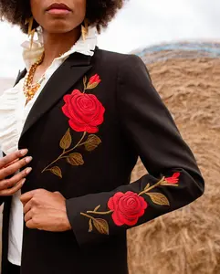 Rodeo Quincy X Junk Gypsy Boss Babe Black Rose Jacket