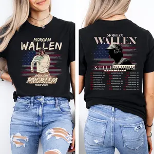 Wallen still the problem tour 2026 front and back t-shirt
