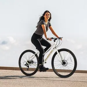 700Cx35 Road Bike with Aluminum Alloy Wheels, 21-Speed Gear System, Disc Brakes, Wide Tires – Ideal for Urban Commuting and Student Transportation​ fixed  gear Dual Shock Dual Disc Folding Bike