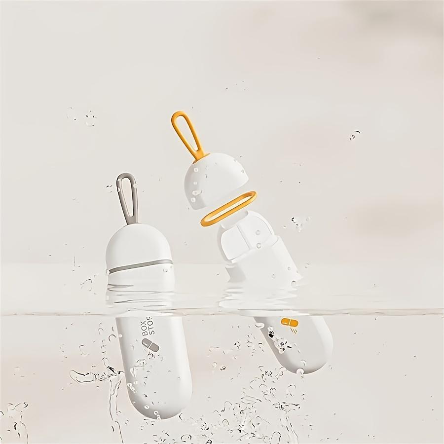 Portable 3-Compartment Pill Organizer - -Resistant Storage Box for Daily Medications, Made from -Grade Materials