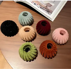 Bird Nest Magic Hair Clip, 7Pcs Lazy Bird's Nest Plate Hairpin, Expandable Ponytail Holder, Velvet Hair Clips, Hair Accessories for Women