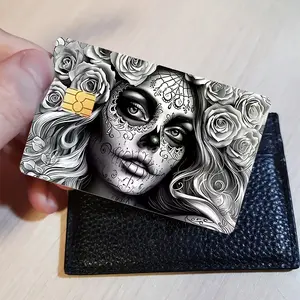"New Skull Graffiti"Credit Card Sticker Used for EBT, Transportation, Keys, Credit Cards, Debit Cards, Card Skins, Protect Bank Cards, No Bubbles, High Quality, Suitable for Small Chip Cards