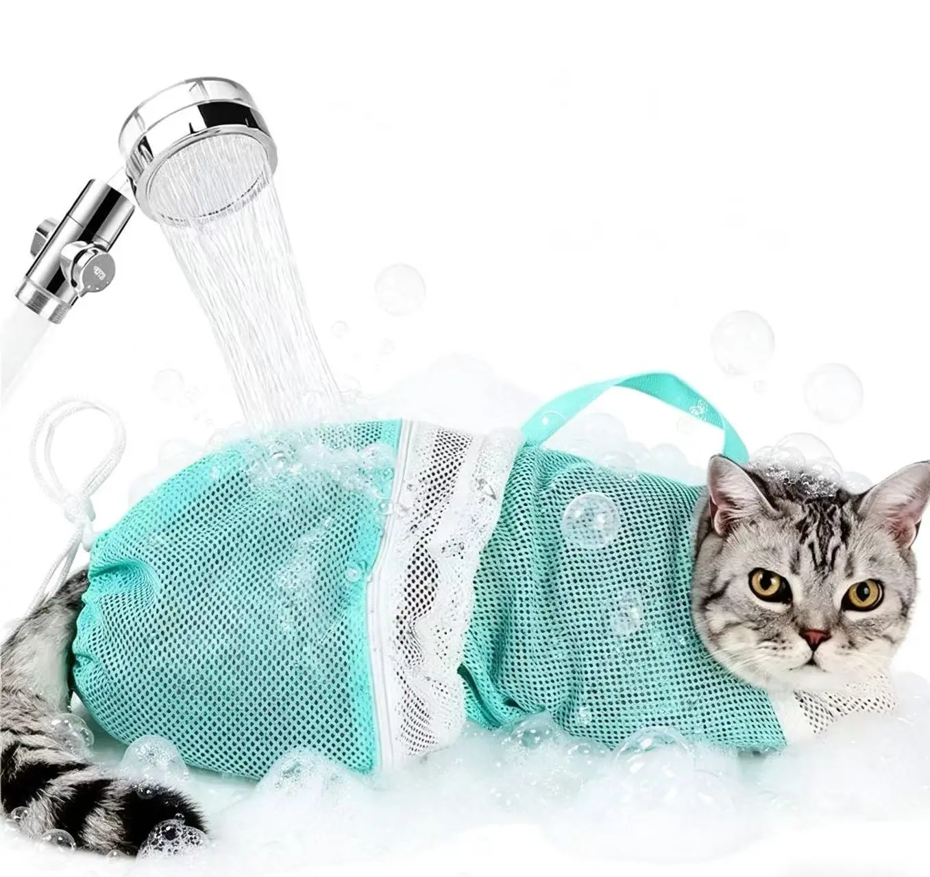 No More Scratches! Cat Bath Bag for Easy Grooming No More Scratches! Cat Bath Bag for Easy Grooming