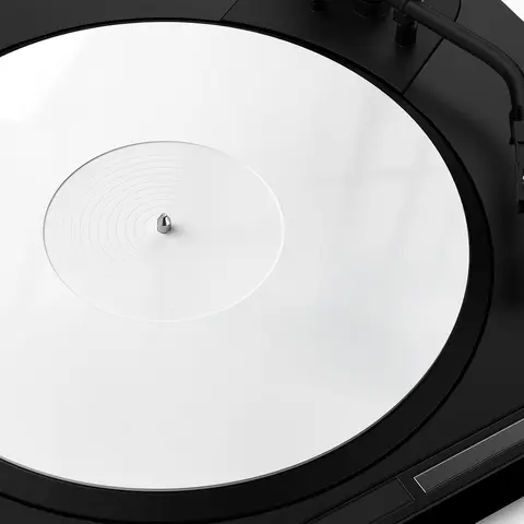 TAKMORK 12" White Acrylic Turntable Platter Mat - Vinyl Record DJ & VJ Equipment Accessory, Fits 12" Vinyl Records, Reduces Popping Sounds, Provides Turntable Protection, For Many Music Enthusiasts