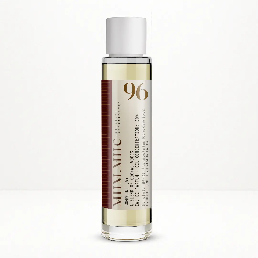 No.96 COGNAC WOODS Eau de Parfum - Decadent Spiced Sweetness with Cognac Citrus & Warm Cinnamon - Regular Edition