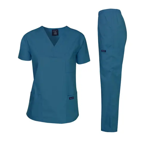 DAGACCI Official Unisex Medical Scrub Sets Cotton Blended (KV10005000)