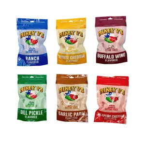 Mikey V’s New Gator Toes Combo- 6 Flavors of Crispy Fried Garlic Snacks