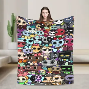 Dandys World Vee Shelly Goob Gigi Blankets Catoon Flannel Awesome Warm Throw Blanket for Home Restaurant Decoration