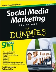 USED-Social Media Marketing All-in-One for Dummies by Jan Zimmerman (Paperback)