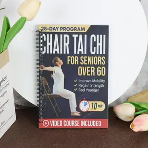 One-Minute Daily Exercise Guide, Seated Tai Chi Practice, Enhance Joint Flexibility, Regain Strength, Improve Mobility, Feel Younger, Quick Morning Workout Routine, Health & Wellness