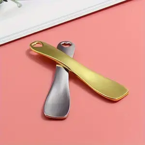 Mini Metal Cosmetic Spatulas - Perfect for Eye Cream, Facial Cream, and Mask Application - Tiny Spoon for Precise Application - Essential Beauty Accessory