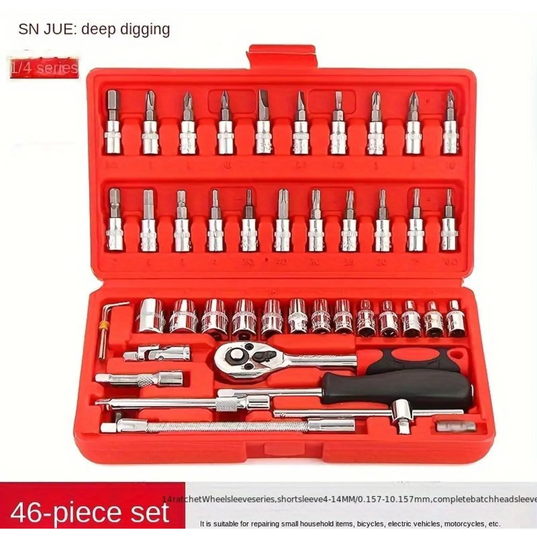 Stainless Steel Motorcycle Repair Tool Kit - Complete Automotive Maintenance Accessories For Off-Road Bikes