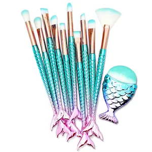 11Pcs Eye Makeup Brushes Set - Eyeshadow, Concealer, Eyeliner, Brow Blending Tool