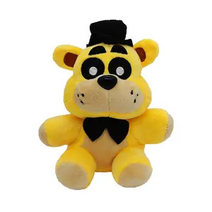 Golden Freddy Plush Toy, FNAF plushies Toy, FNAF All Character Stuffed Animal Doll Children's Gift Collection,8”