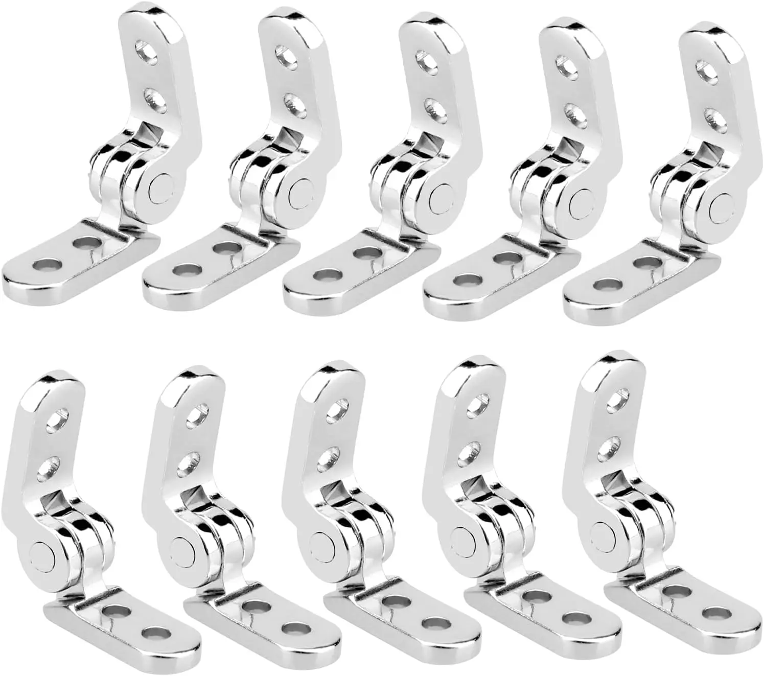 5 Pairs Eyeglass Hinge, Universal Eyeglass Hinge Repair Kit Glasses Hinges Repair Replacement, Eyeglasses Temple Frame Hinges for Plastic Frames and Sunglasses