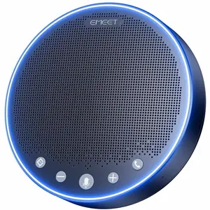 EMEET M3 Zoom Certified Speakerphone with 4 AI Mics and 360° Voice Pickup