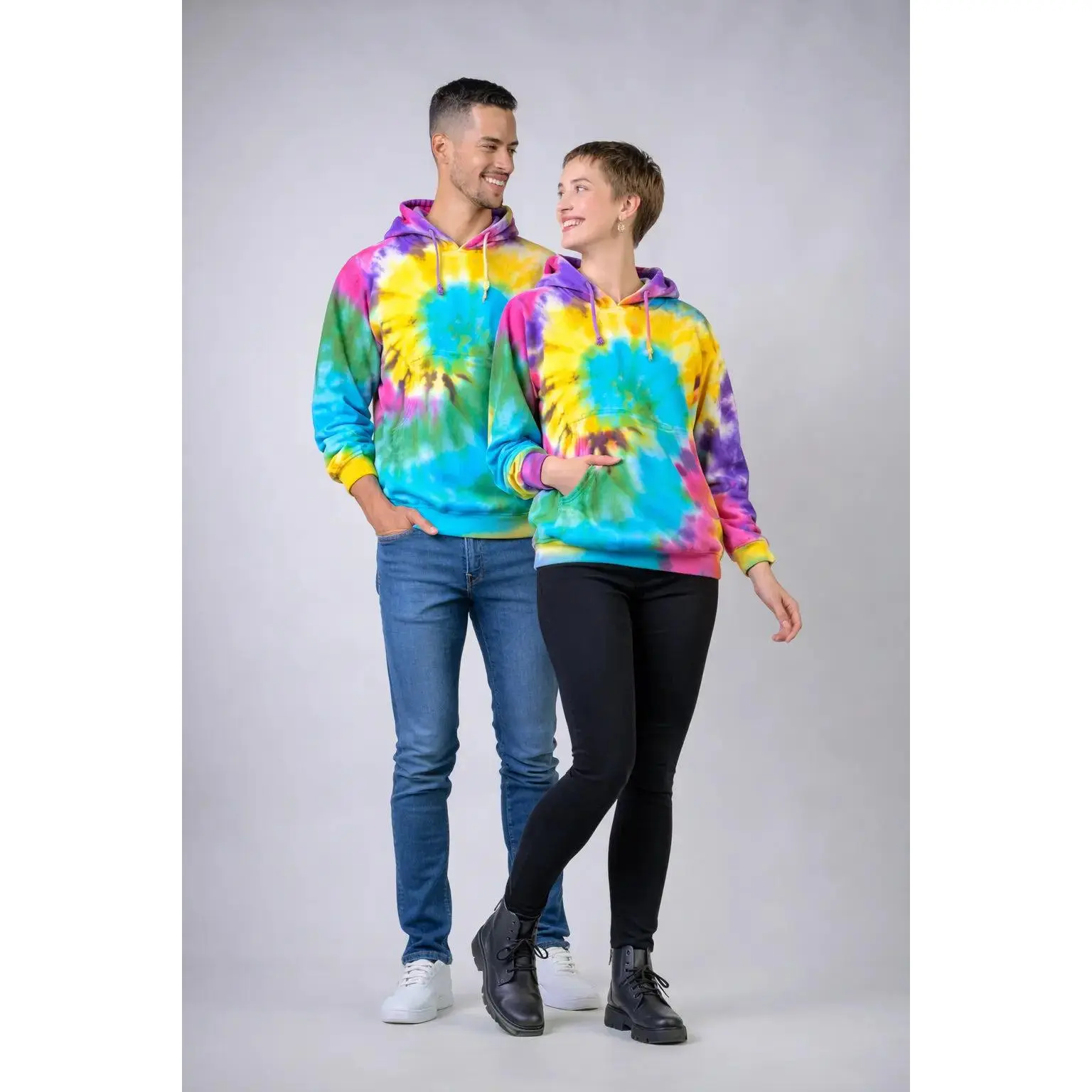 Rhea Hippy Cotton Tie-Dye Hoodie