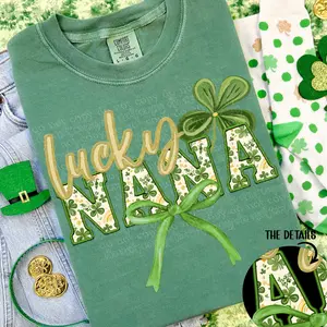Lucky Nana DTF Transfers - THIS IS NOT A SHIRT