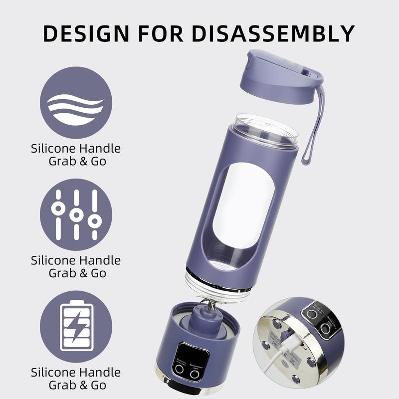 Mini Juicer Blender-2-in-1 lce Crusher & SmoothieMaker,Perfect for Liquid Diets, Fresh Juice, Shakes,Elite Cuisine , Electric Citrus Juice,Christmas gift digital multimode juicer blender