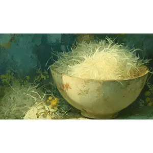 Rice Noodles Ceramic Bowl