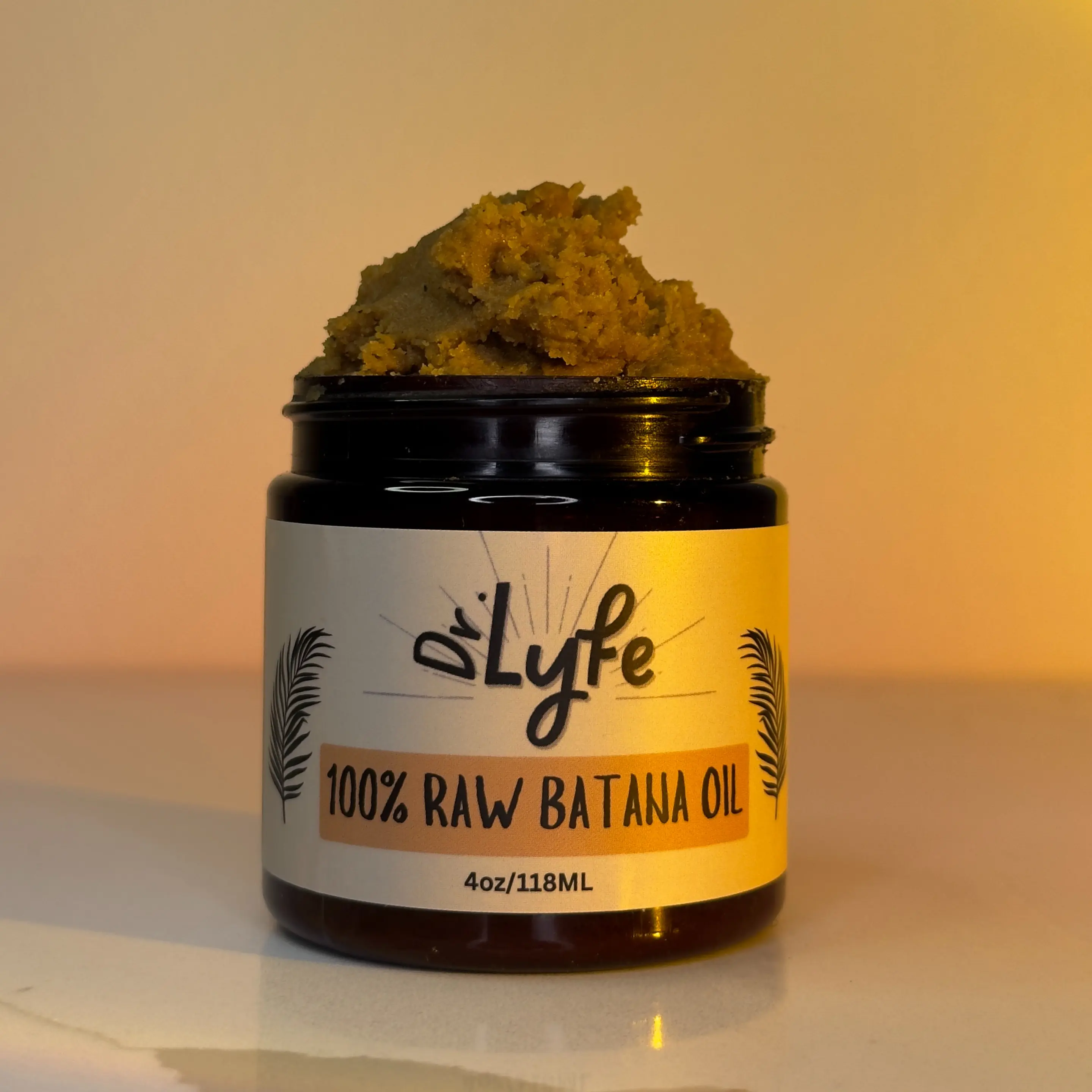 Dr.Lyfe 100% Raw Batana oil for healthier, fuller, & thicker hair. 4oz Jar Dr.Lyfe 100% Raw Batana oil for healthier, fuller, & thicker hair. 4oz Jar