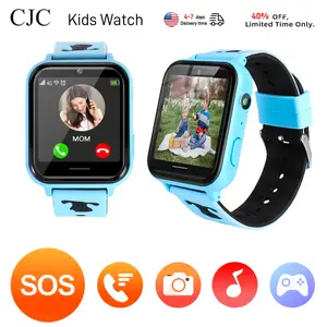 CJC Smart Education Watch for Kids with Call SOS Camera 10 Games Durable Interactive Wristwatch Blue