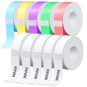 D30 Label Maker Tape, 10 Rolls/set Label Tape, Label Print Paper for Office, Portable Label Printer Compatible Labels, Office Stationery & Supplies, Stickers