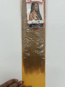 Kiwi Glaze 14 Inch Color 27 Human Hair Bundle 100% Human Hair Extensions for Natural Look and Style 14 Inch Length Color 27